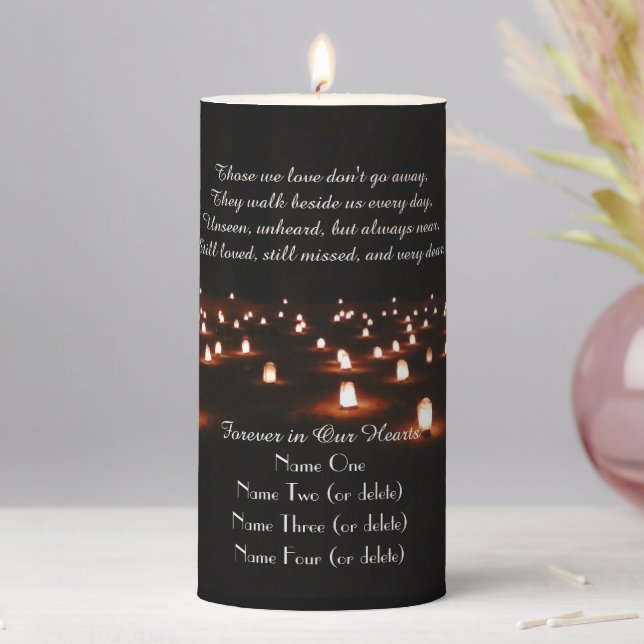 Many Candles Those We Love Memorial Candle (In Situ)