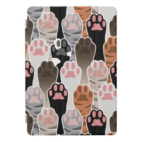 Many Cat Paws Pattern iPad Pro Cover