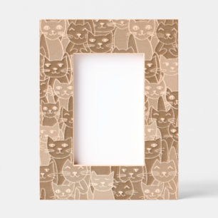Many Cats Design Engraved Frames
