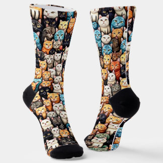 Many Cats Socks
