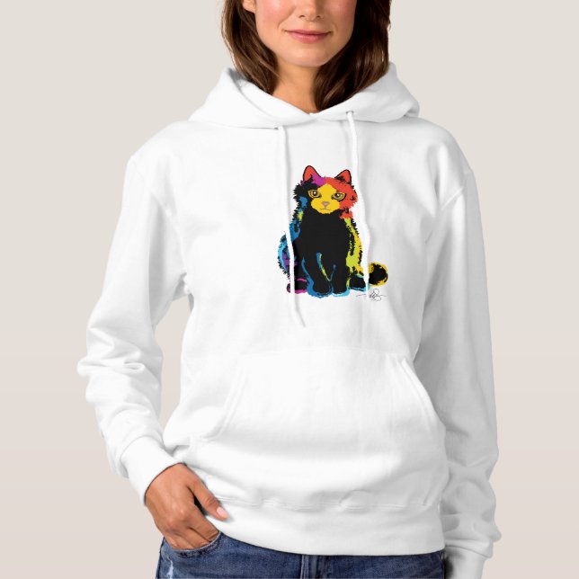 Many Colored Cat Hoodie (Front)