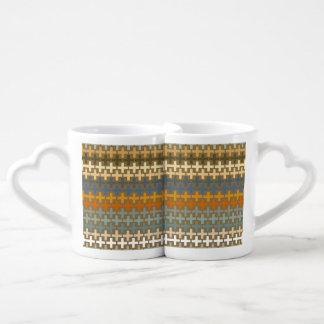Many colorful crosses org coffee mug set