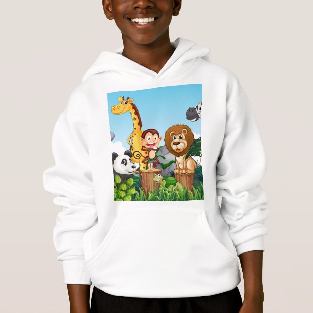 Many Cute Animals in the Forest-23869 Hoodie (Front)