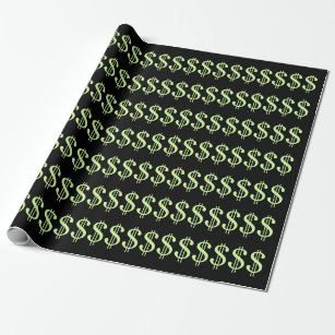 money wrapping paper