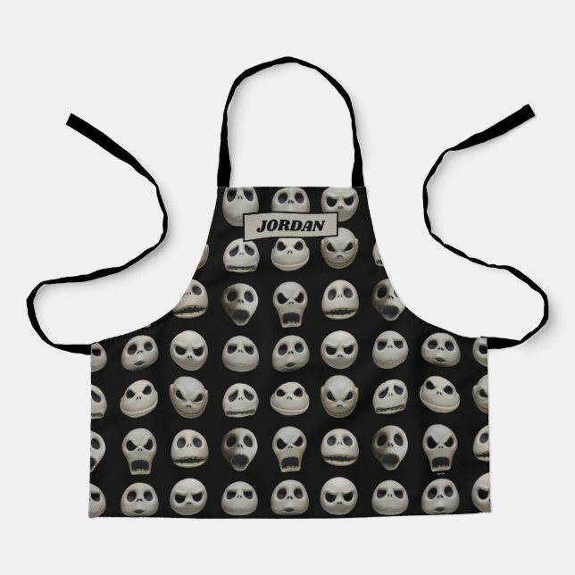 Many Faces of Jack Skellington - Pattern Apron (Front)