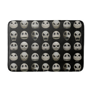 Many Faces of Jack Skellington - Pattern Bath Mat