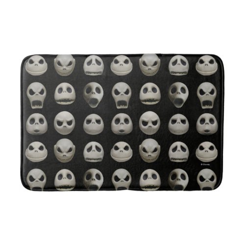 Many Faces of Jack Skellington _ Pattern Bath Mat