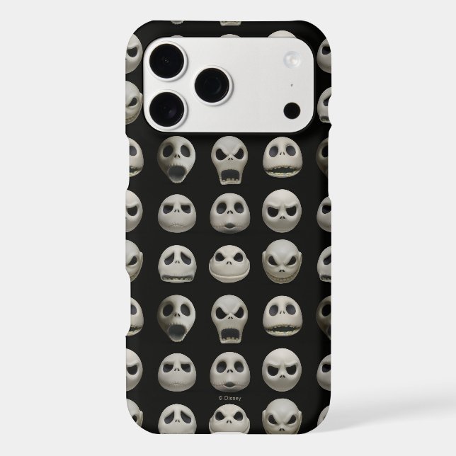Many Faces of Jack Skellington - Pattern Case-Mate iPhone Case (Back)