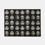Many Faces of Jack Skellington - Pattern Doormat