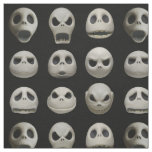 Many Faces of Jack Skellington - Pattern Fabric