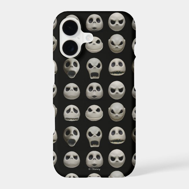 Many Faces of Jack Skellington - Pattern Iphone Case (Back)