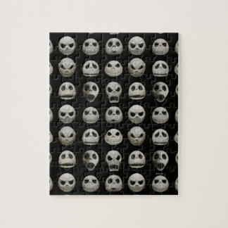 Many Faces of Jack Skellington - Pattern Jigsaw Puzzle