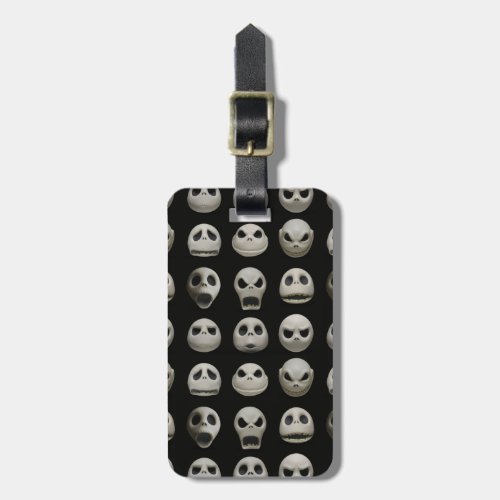 Many Faces of Jack Skellington _ Pattern Luggage Tag