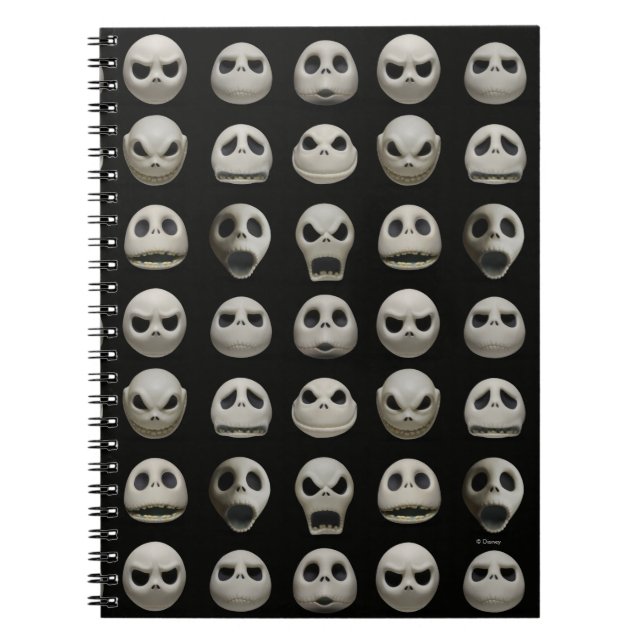 Many Faces of Jack Skellington - Pattern Notebook (Front)
