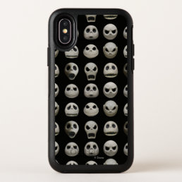 Many Faces of Jack Skellington - Pattern OtterBox Symmetry iPhone X Case