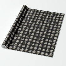 Many Faces of Jack Skellington - Pattern Wrapping Paper
