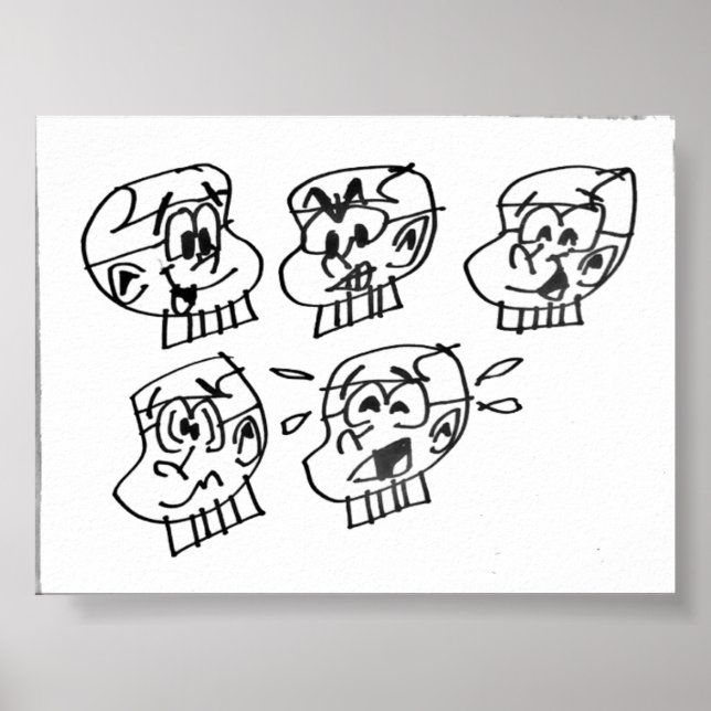 Many Faces Of Steven W Warlock Poster (Front)