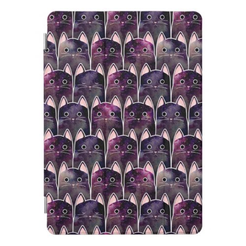 Many Galaxy Cats Pattern iPad Pro Cover