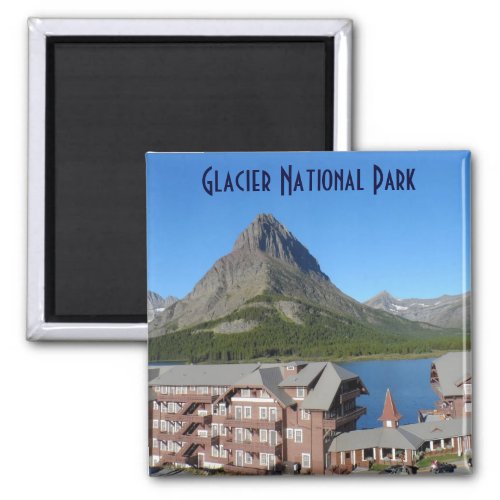 Many Glacier Hotel_ Glacier National Park Magnet