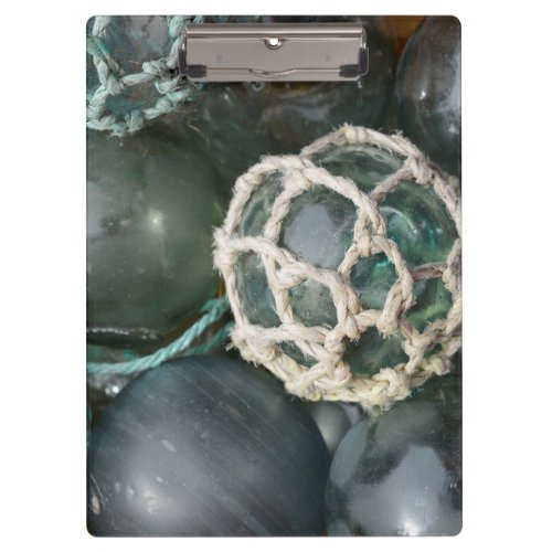 Many glass fishing floats Alaska Clipboard