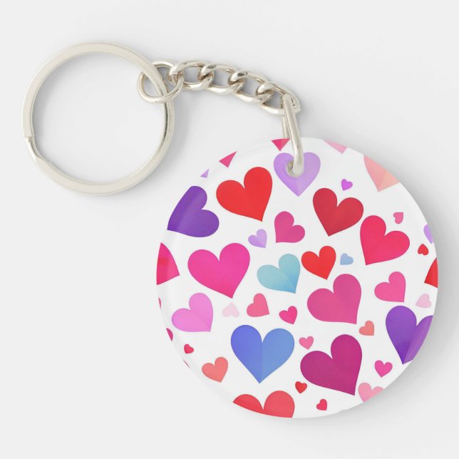 Many Hearts Keychain (Front)