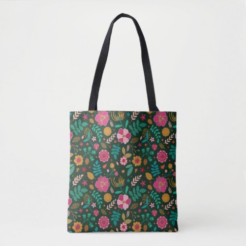 Many Hued Green Tote Bag    