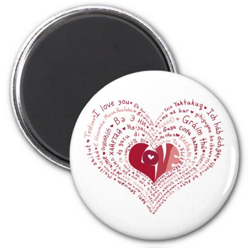 Many Languages of Love Magnet