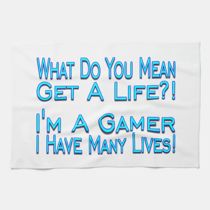 Many Lives Gamer Hand Towel