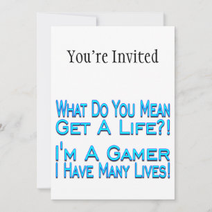 Many Lives Gamer Invitation