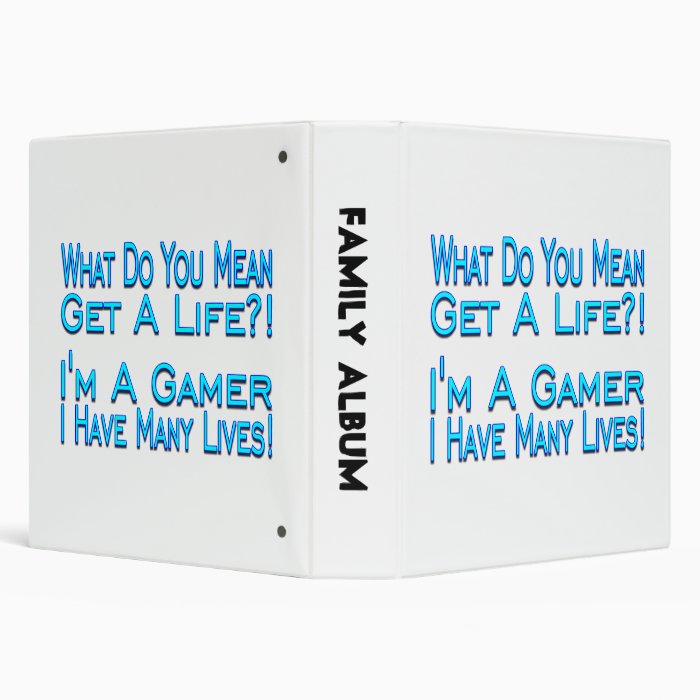 Many Lives Gamer Vinyl Binder