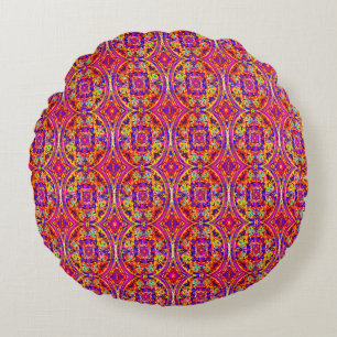 Many Mandalas.... Round Pillow