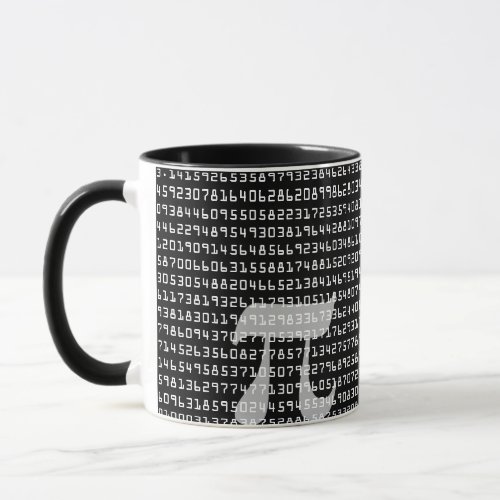 Many Many Digits of Pi Mathematical Constant Mug