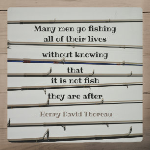 Many Men Go Fishing Rods Metal Print