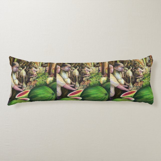Many Men, Many Melons, Budapest Body Pillow (Front)