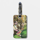 Many Men, Many Melons Luggage Tag (Back Vertical)