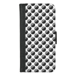 Many Moons Black & White Pattern iPhone 8/7 Wallet Case