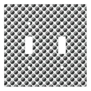 Many Moons Black & White Pattern Light Switch Cover