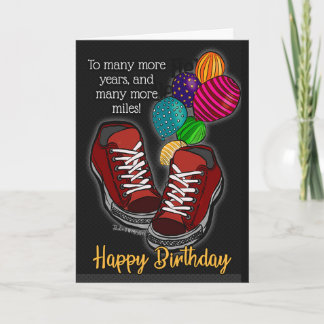 Many More Miles Birthday Card