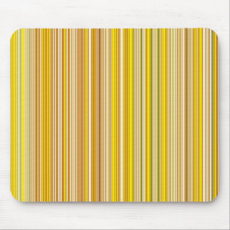 Many multi colored stripes in yellow... mouse pad