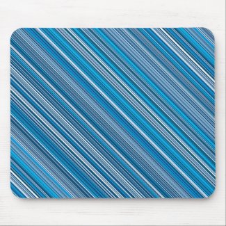 Many multi colored stripes into the blue… mouse pad