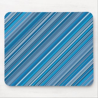 Many multi colored stripes into the blue… mouse pad