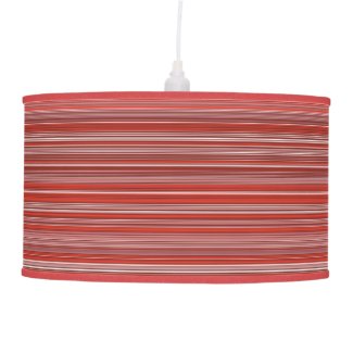 Many multi colored strips in red diagonal ceiling lamp