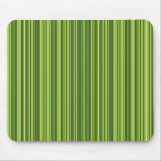 Many multicolored strips in the green sample mouse pad