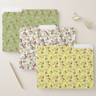 Many Mushrooms File Folder