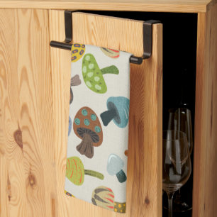 Many Mushrooms Kitchen Towel