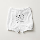 Many Music Notes Diaper Cover (Front)