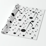 [ Thumbnail: Many Music Notes Wrapping Paper ]