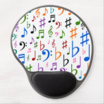 [ Thumbnail: Many Musical Notes and Symbols Mouse Pad ]
