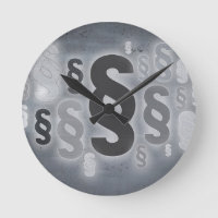 Many paragraphs in front of concrete wall concept