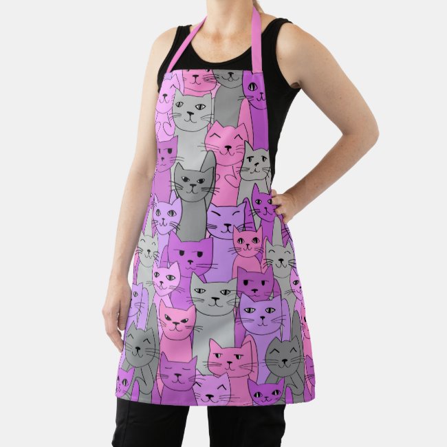 Many Pink Cats Design